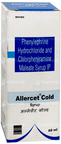 Allercet Cold Syrup 60ml Allercet Cold Syrup 60ml